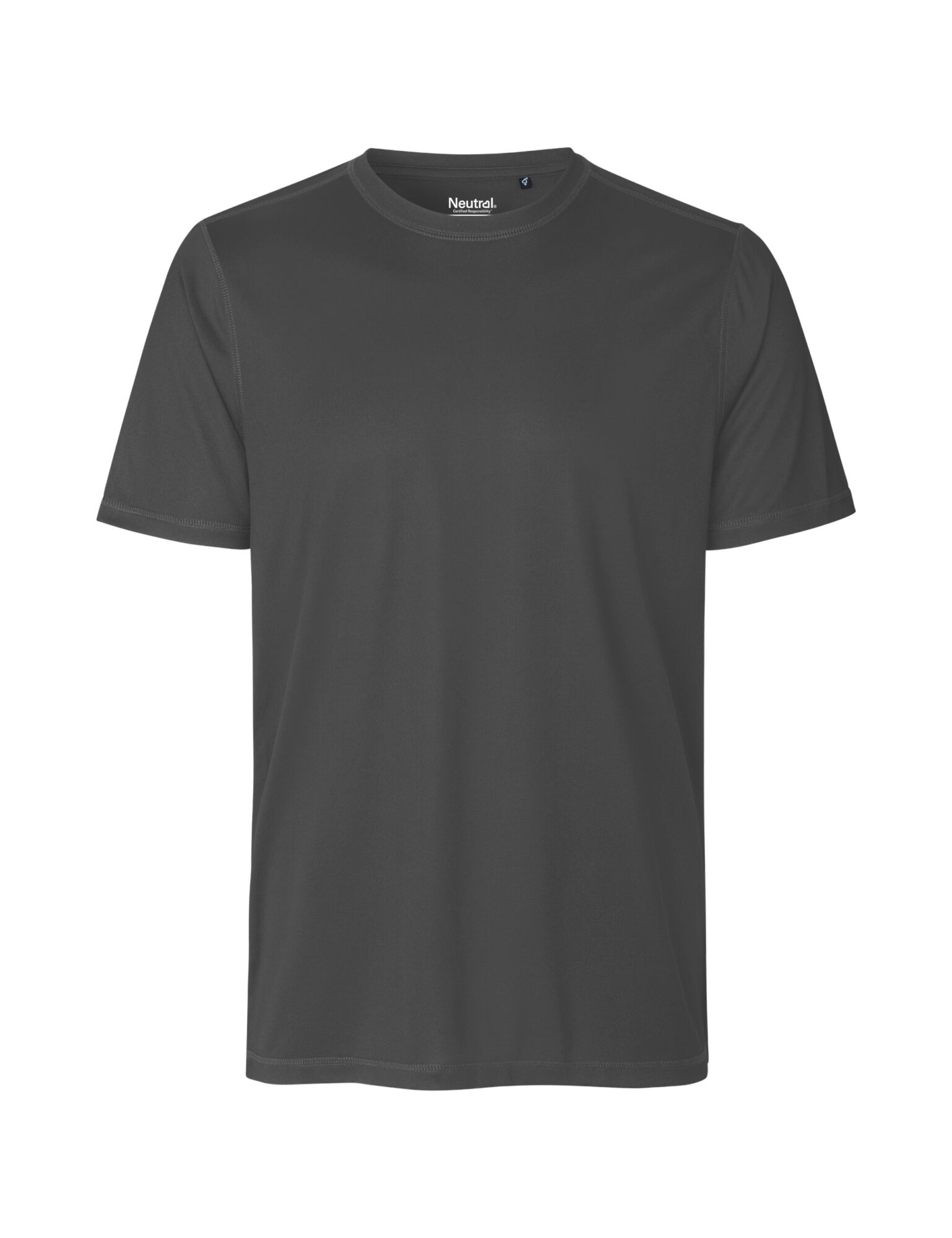 Neutral Recycled Performance T-shirt Charcoal