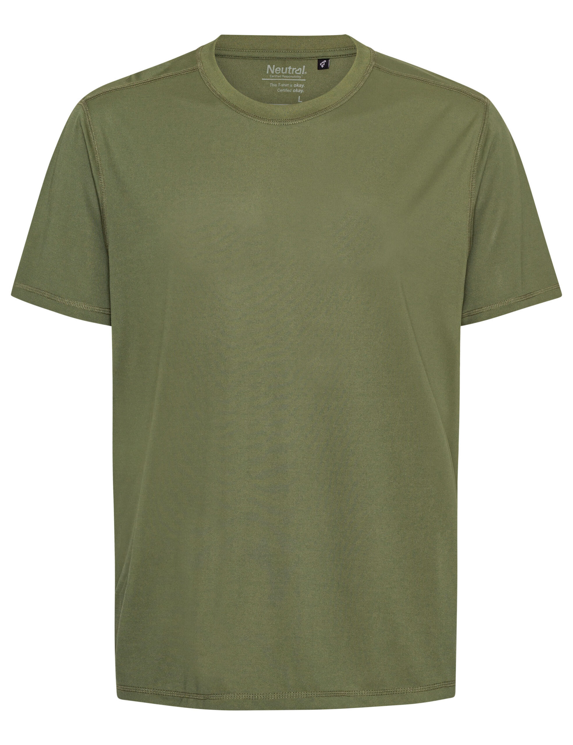 Neutral Recycled Performance T-shirt Military