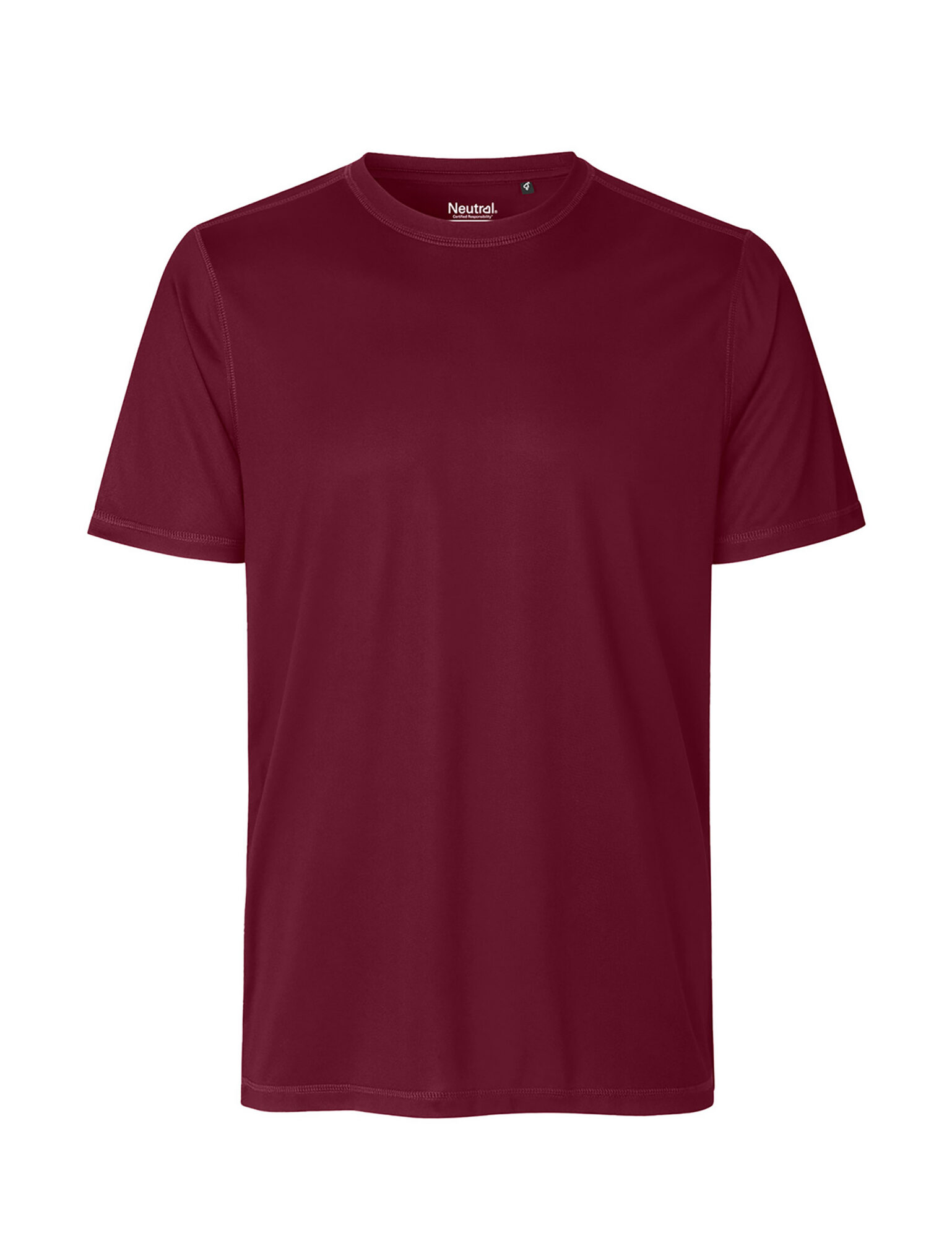 Neutral Recycled Performance T-shirt Bordeaux