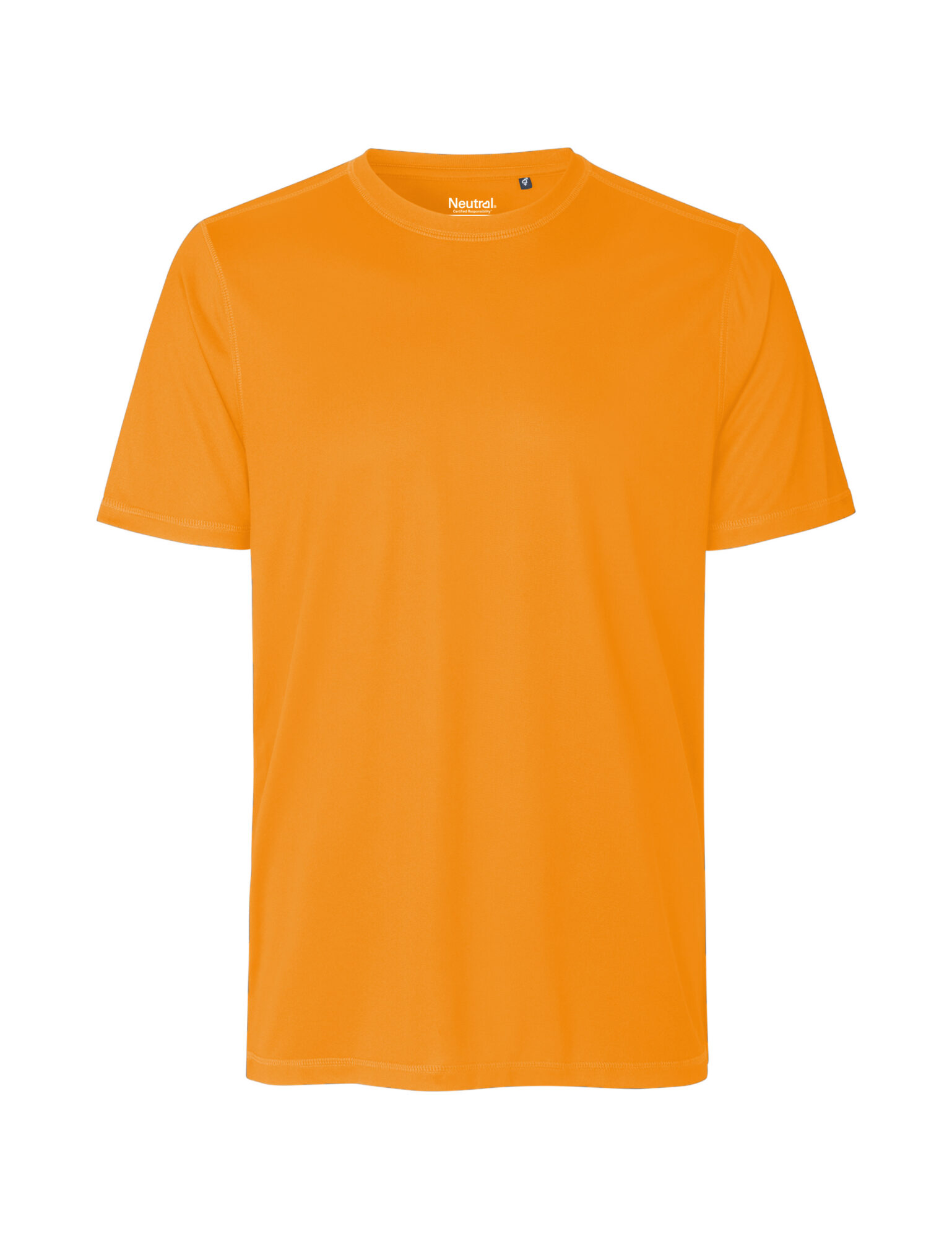 Neutral Recycled Performance T-shirt Okay Orange