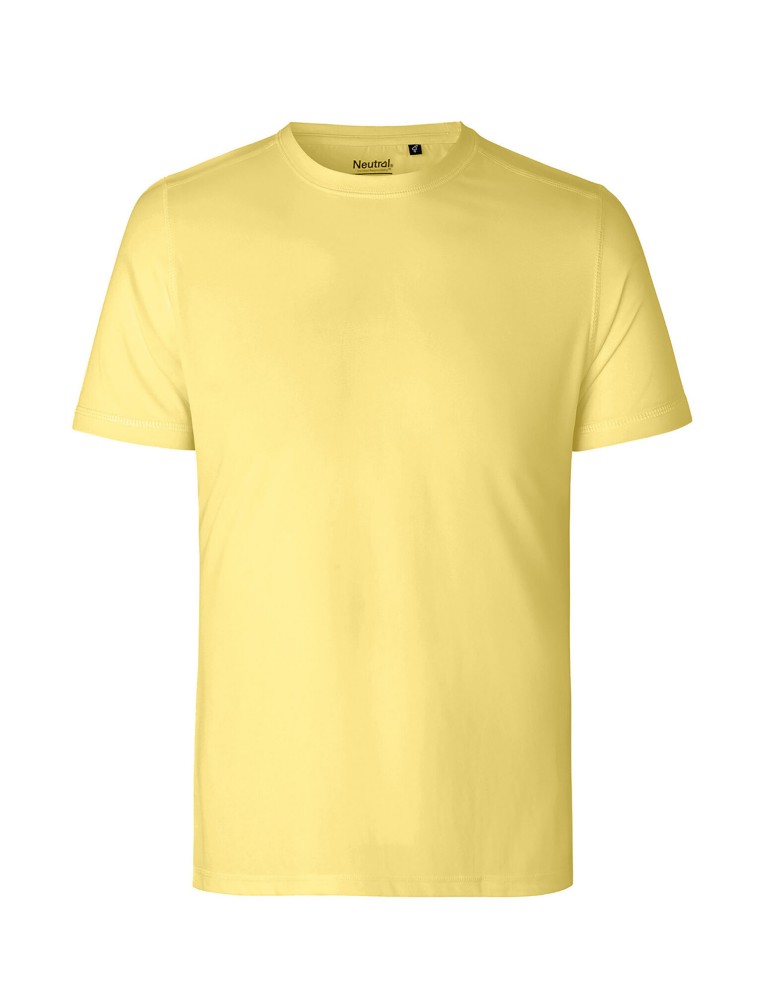 Neutral Recycled Performance T-shirt Dusty yellow