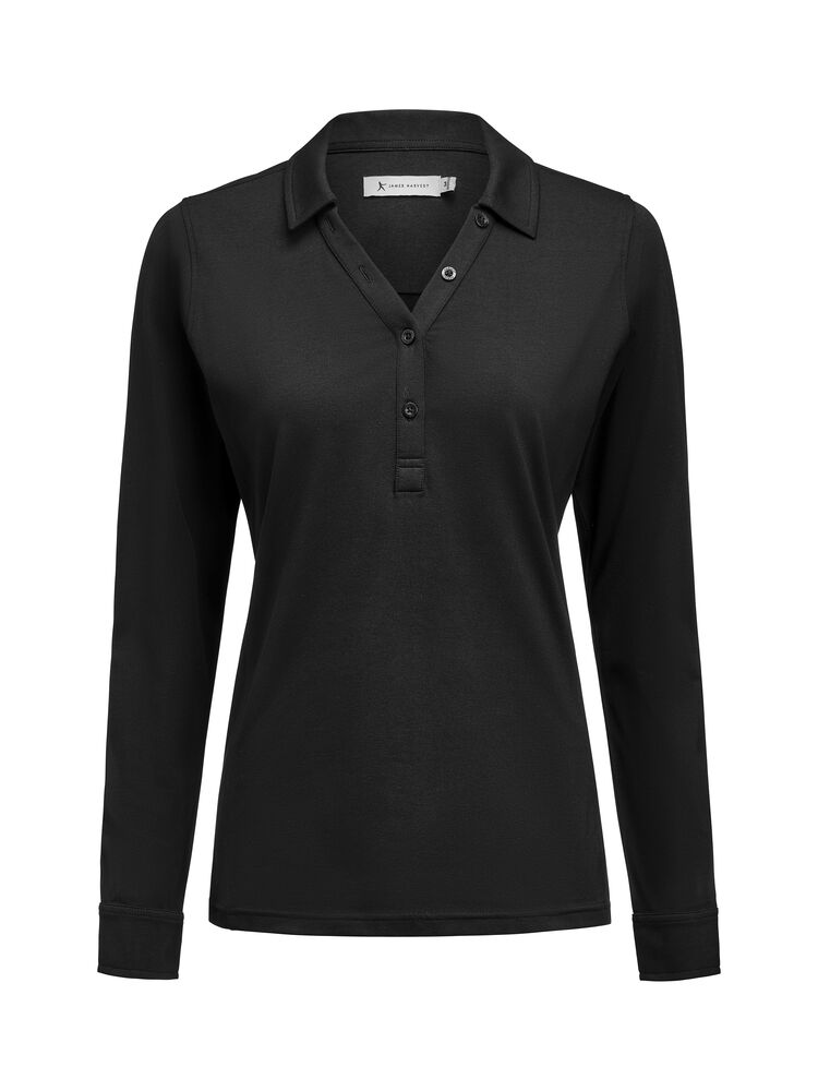 James Harvest American Supreme Polo L/S Woman Musta