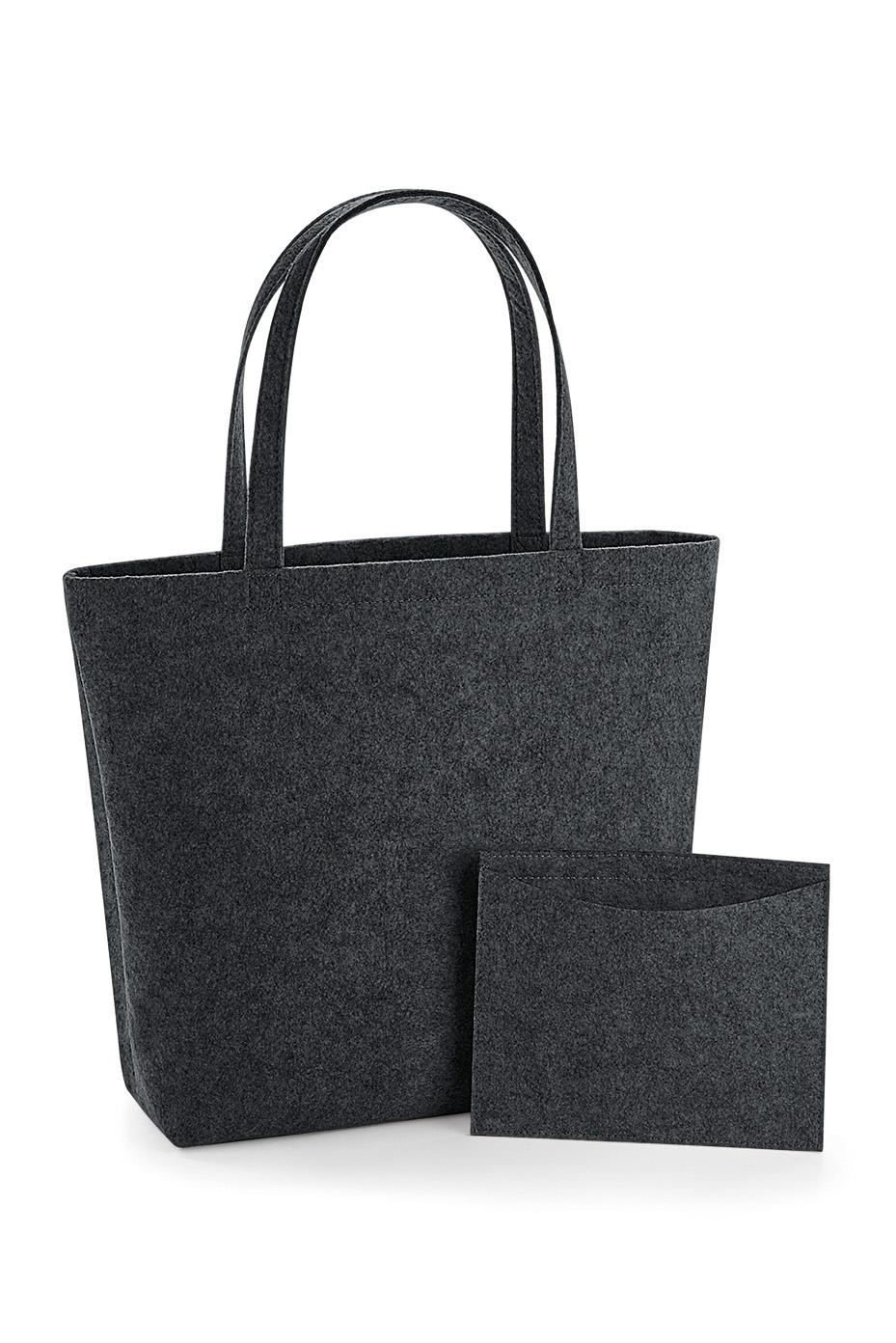 Bagbase FELT HUOPA OSTOSKASSI 22 L Charcoal Melange