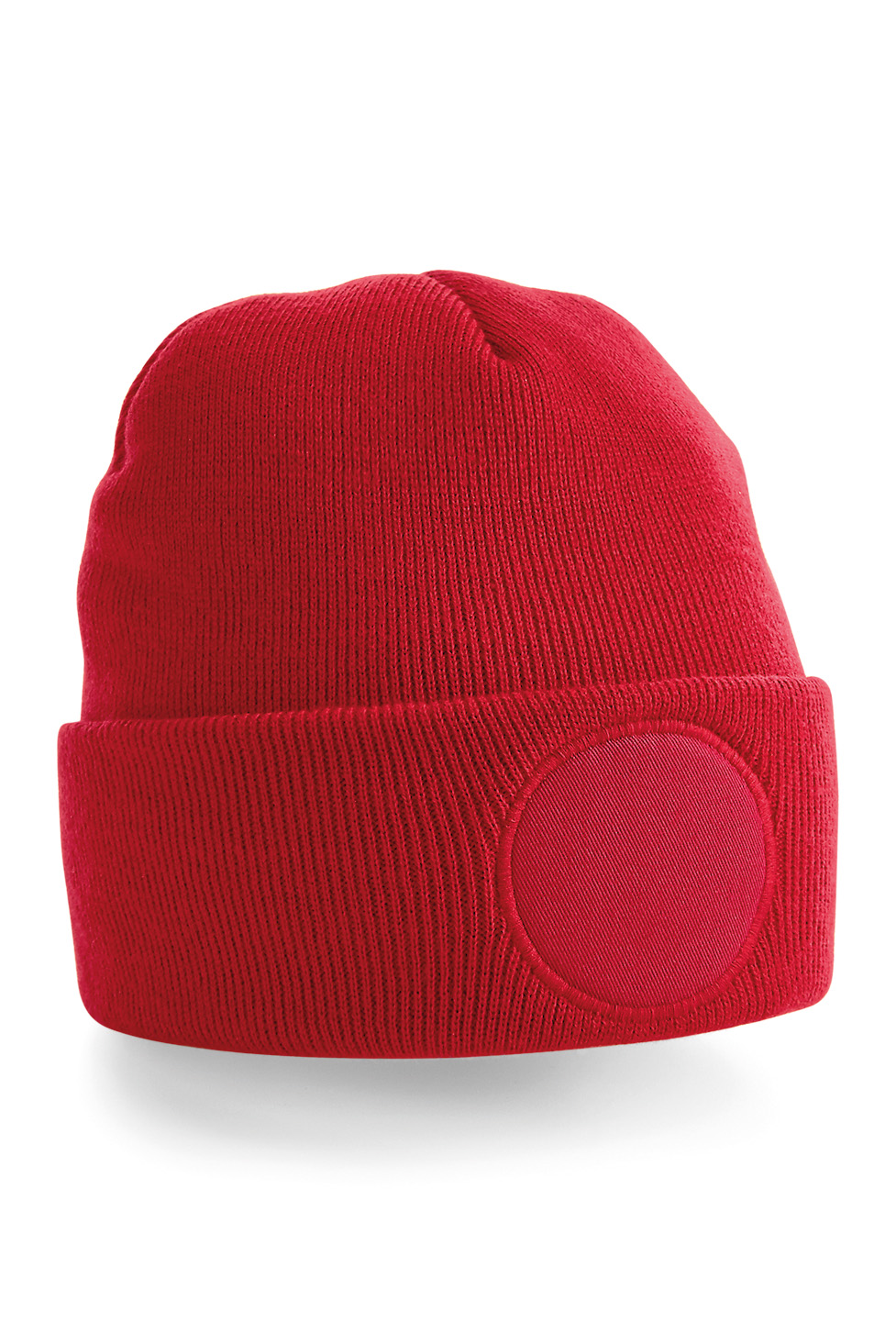 Beechfield PAINETTAVA PIPO PYÖREÄLLÄ PAINATUSALUEELLA Classic Red