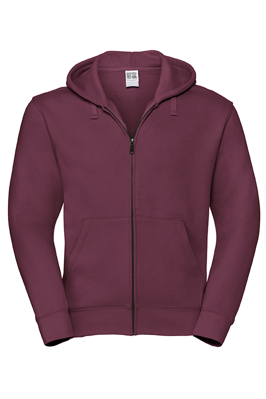 Russell Athletic AUTHENTIC VETOKETJUHUPPARI Burgundy