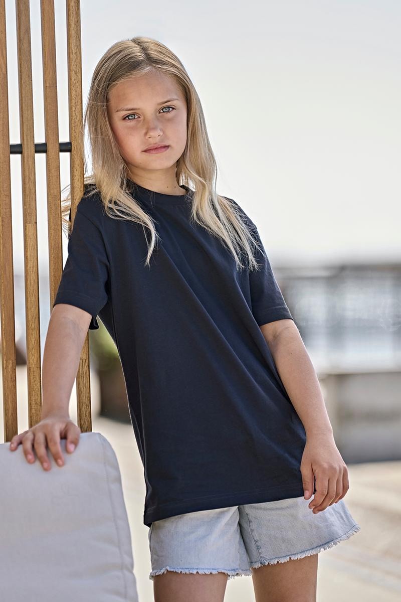 Tee Jays JUNIOR UNLABELED TEE Navy