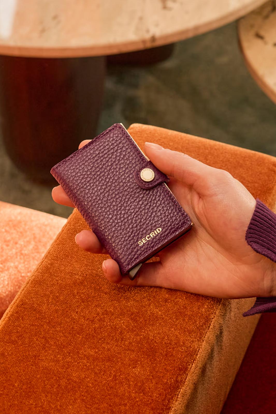 Secrid SECRID MINIWALLET LOMPAKKO Pebble Grape