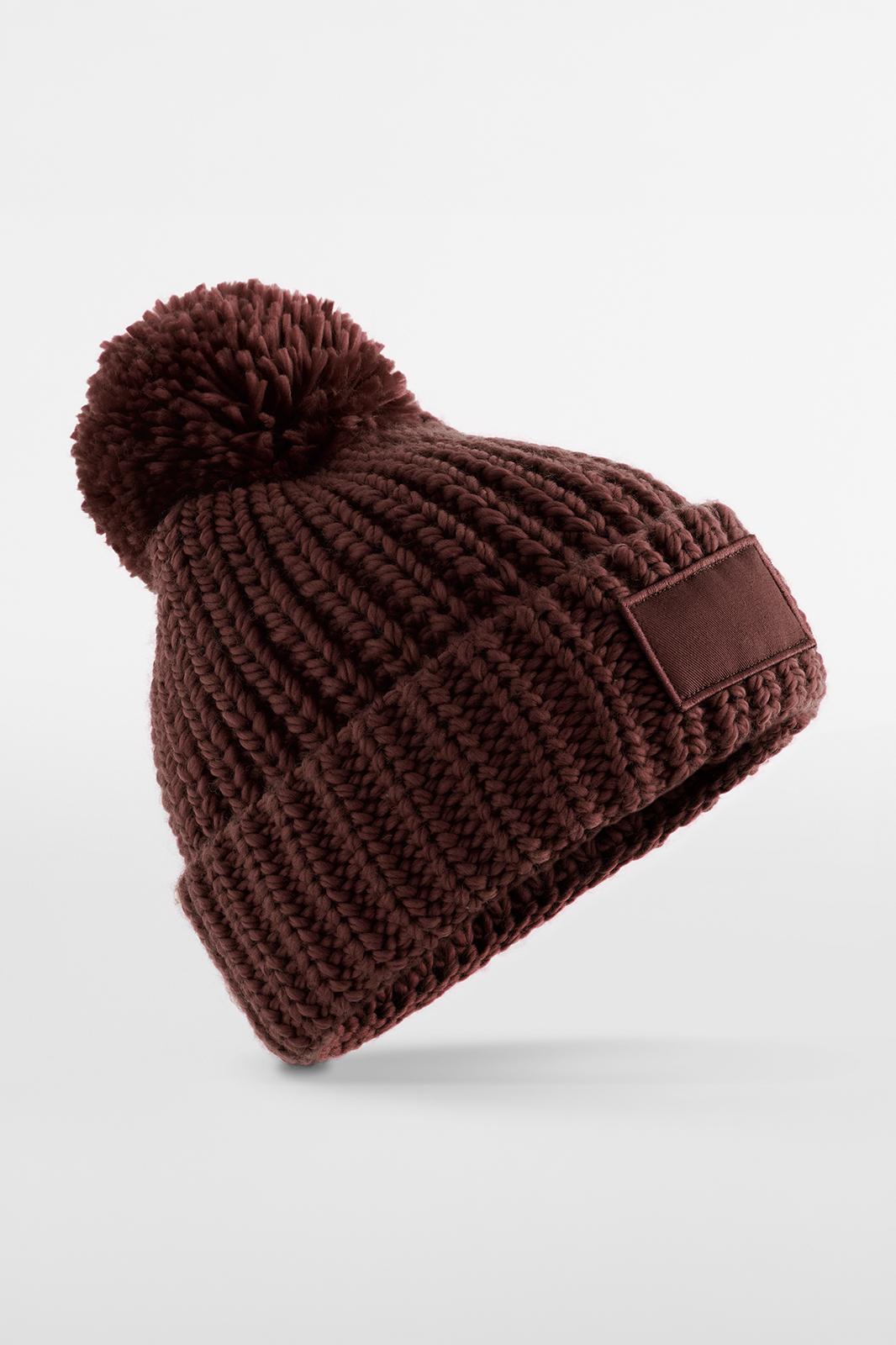 Beechfield TOASTY PATCH BEANIE Walnut