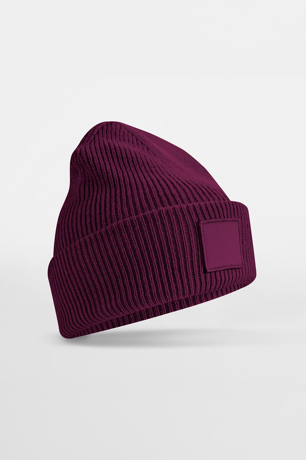 Beechfield DEEP TONAL PATCH PIPO Burgundy