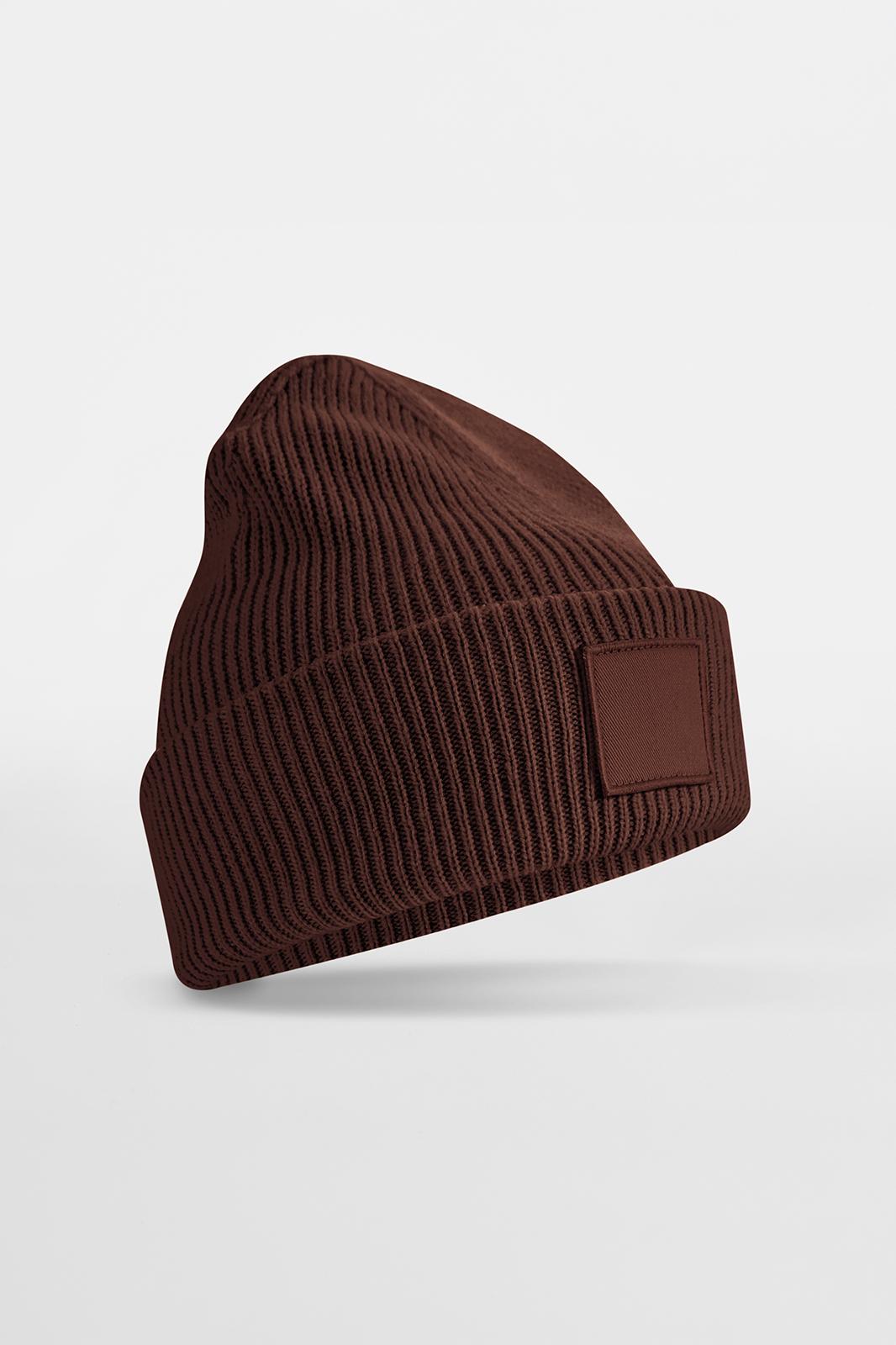 Beechfield DEEP TONAL PATCH PIPO Walnut