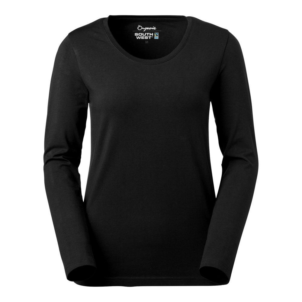 South West Lily T-shirt w Black