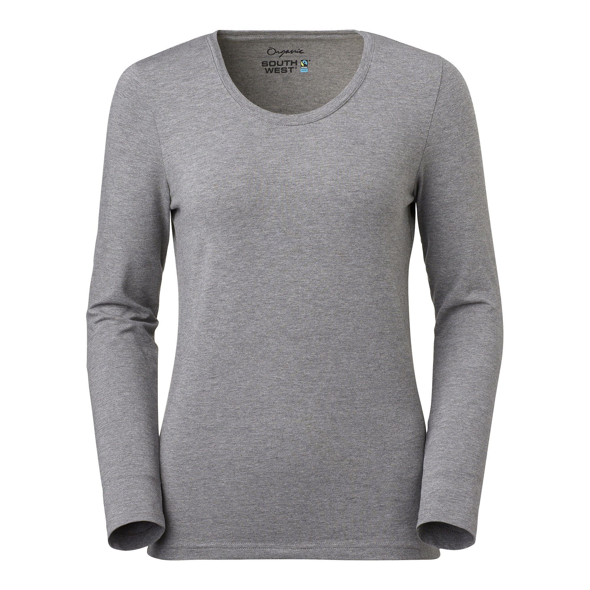 South West Lily T-shirt w Medium greymelange