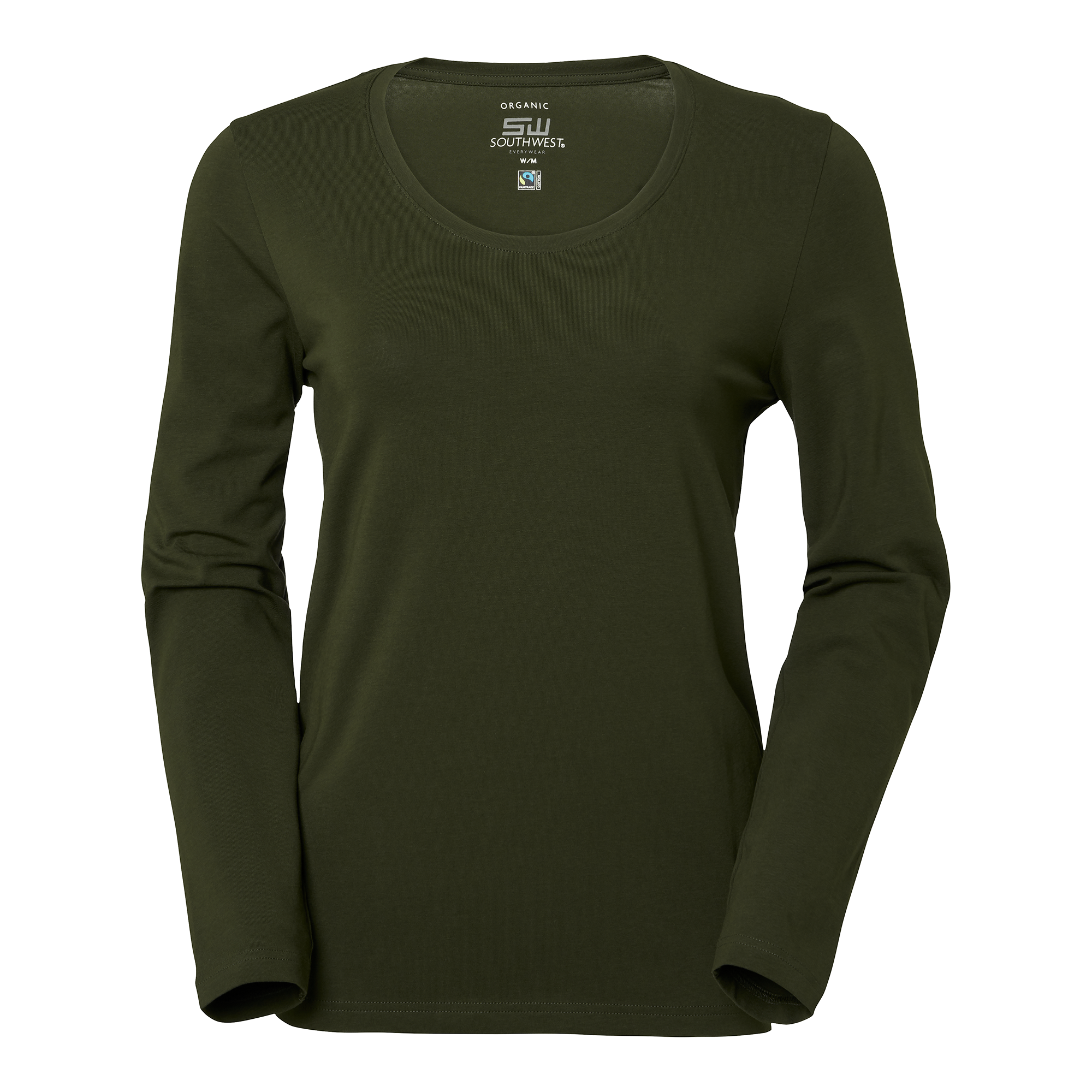 South West Lily T-shirt w Dark olive